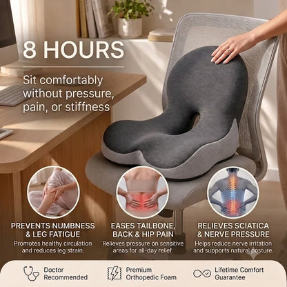 Orthopedic Seat Cushion for Everyday Comfort