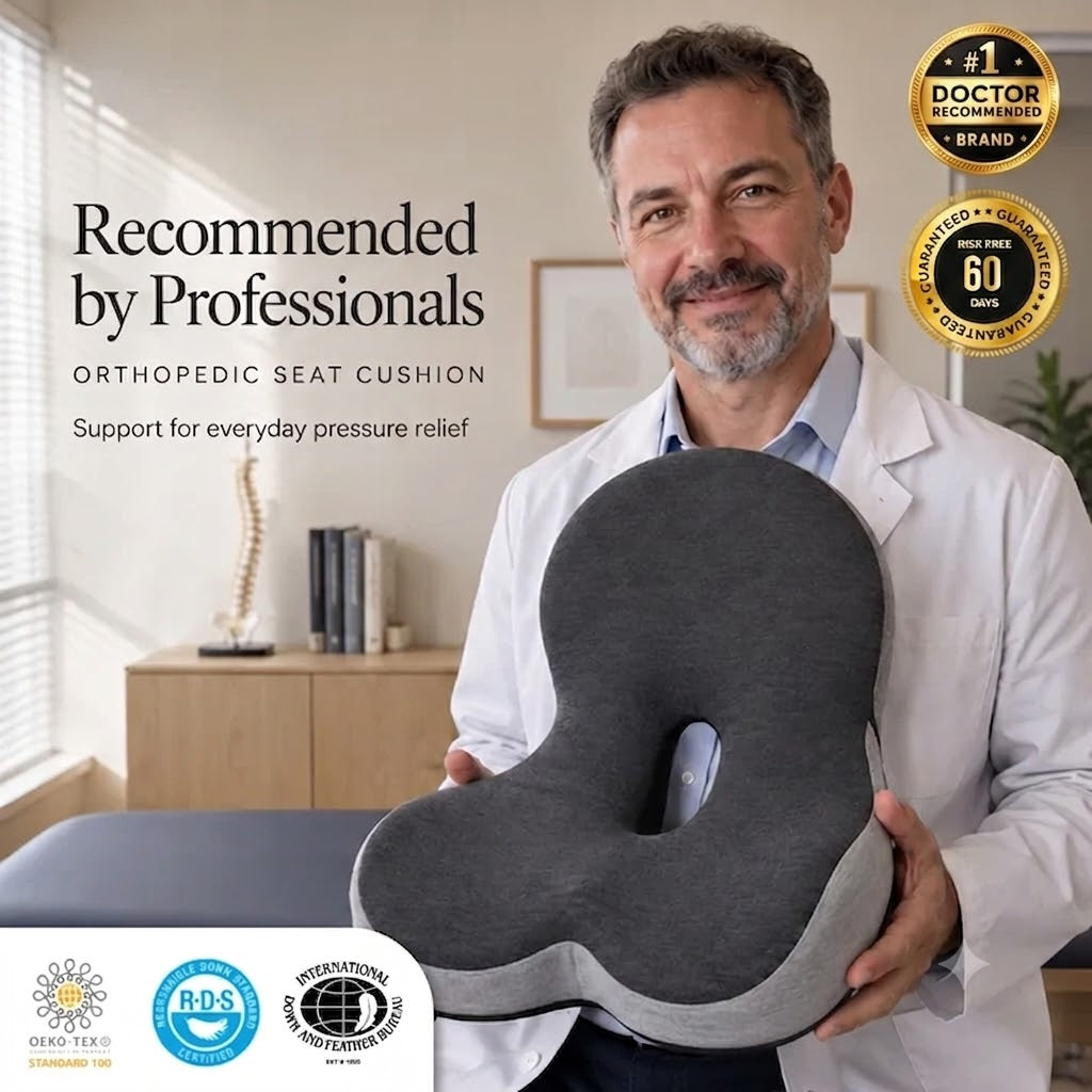 Orthopedic Seat Cushion for Everyday Comfort