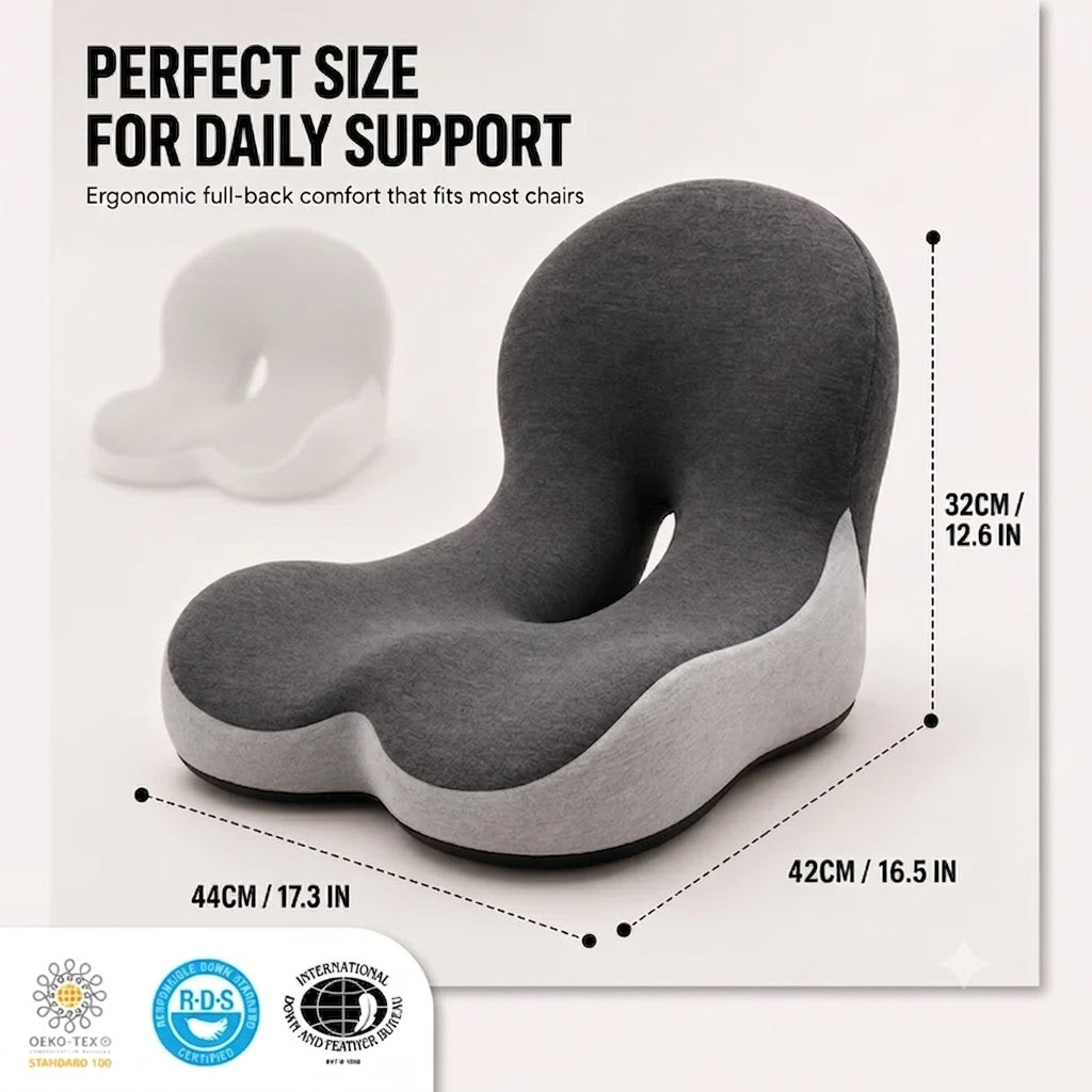 Orthopedic Seat Cushion for Everyday Comfort