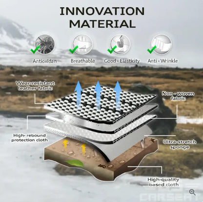 2025 US Nox Full Set Universal Breathable Waterproof Vehicle Leather Cover for Cars, SUV