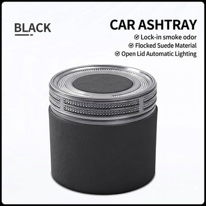 Premium Ceramic Car Ashtray – Elegant & Portable Minimalist Design
