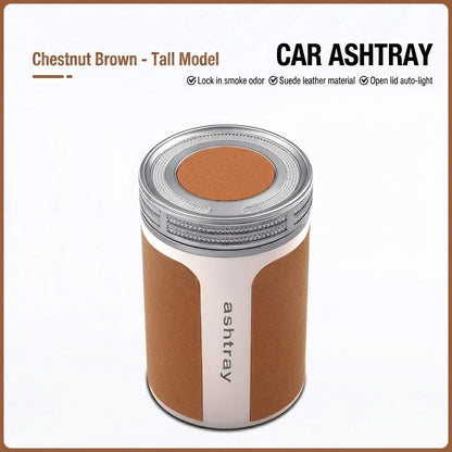 Premium Ceramic Car Ashtray – Elegant & Portable Minimalist Design
