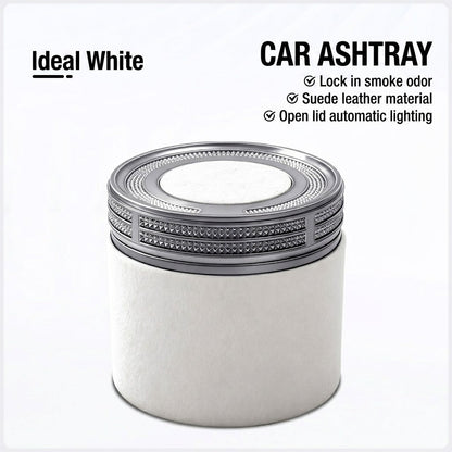 Premium Ceramic Car Ashtray – Elegant & Portable Minimalist Design