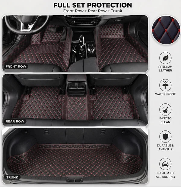 Elvie Heavy Duty Universal Fit Car Mats, SUVs, and Trucks
