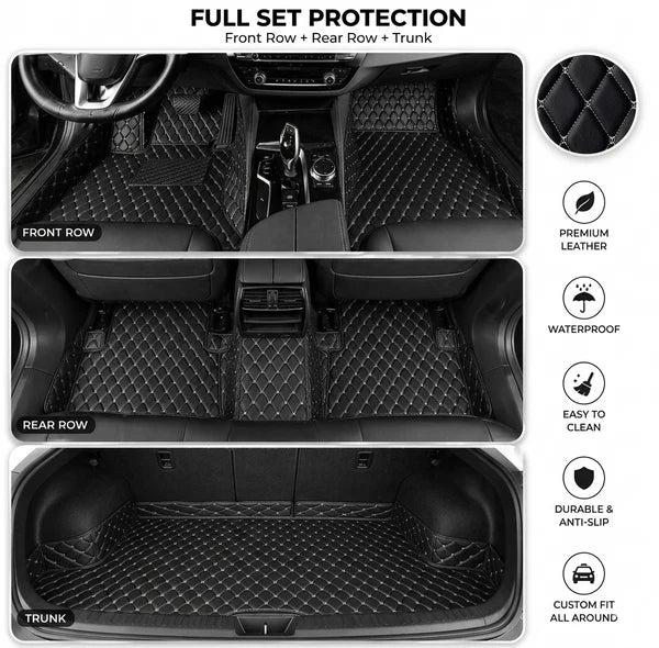 Elvie Heavy Duty Universal Fit Car Mats, SUVs, and Trucks
